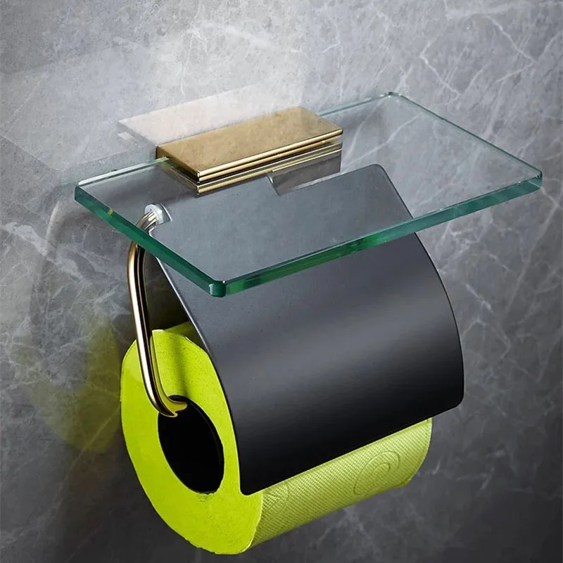 Bathroom Paper Holder Total Brass Bathroom Paper Roll Holder Gold Tissue Holder Box Rack Toilet Paper Holder Tissue Boxes