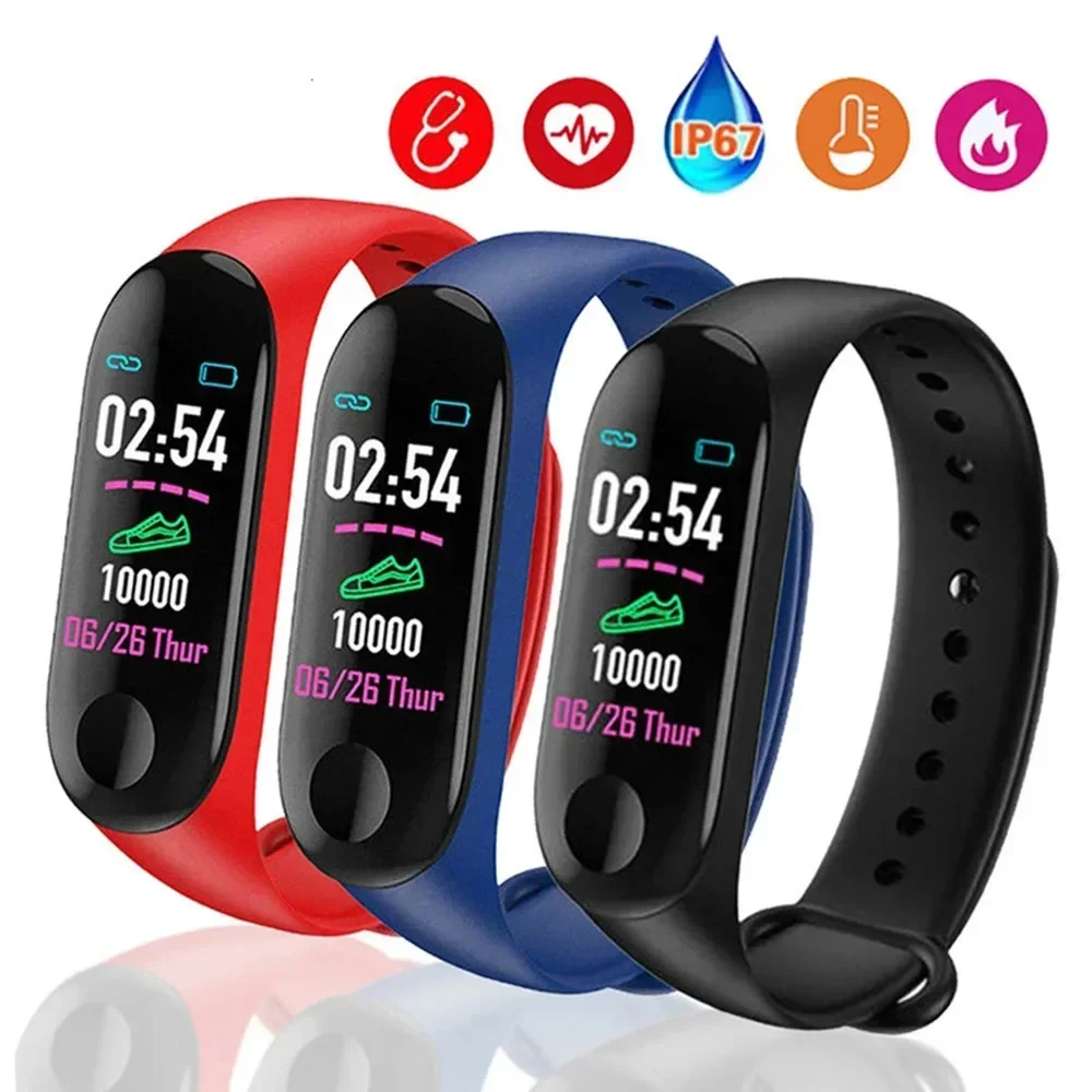 Smart Watch Kids Watches For Girls Boys Sport Bracelet Child Wristband wristband Fitness Tracker Children Smartwatch Waterproof