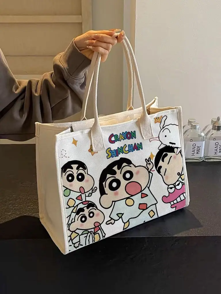 Bolsa de Hombro de Lona de an Capacidad, Bolsa de Mano para Mujer, para Viajes, Salidas, Estudiantes, Bolsa para Libros, Li...