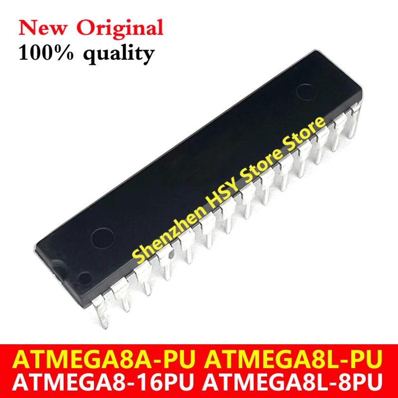 (1piece) 100% New ATMEGA8A-PU ATMEGA8L-PU ATMEGA8-16PU ATMEGA8L-8PU ATMEGA8L ATMEGA8A ATMEGA8 DIP-28 Chipset