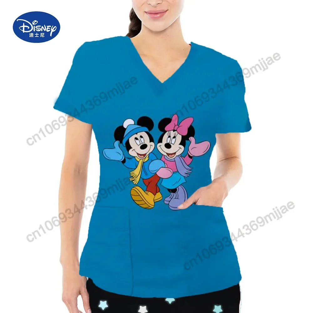 Damskie bluzki z dekoltem w serek damska darmowa wysyłka modny, z kieszeniami kobiet Top Y2k odzież codzienna koszulka Anime luksusowe ubrania damskie