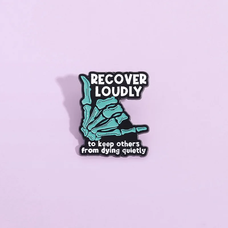 أنا راد تأخذ الصدر الأشعة السينية المينا دبوس اليد العظام الضلع الإشعاع الهيكل العظمي دبابيس التلبيب ظهره شارة مجوهرات هدية للأصدقاء #4