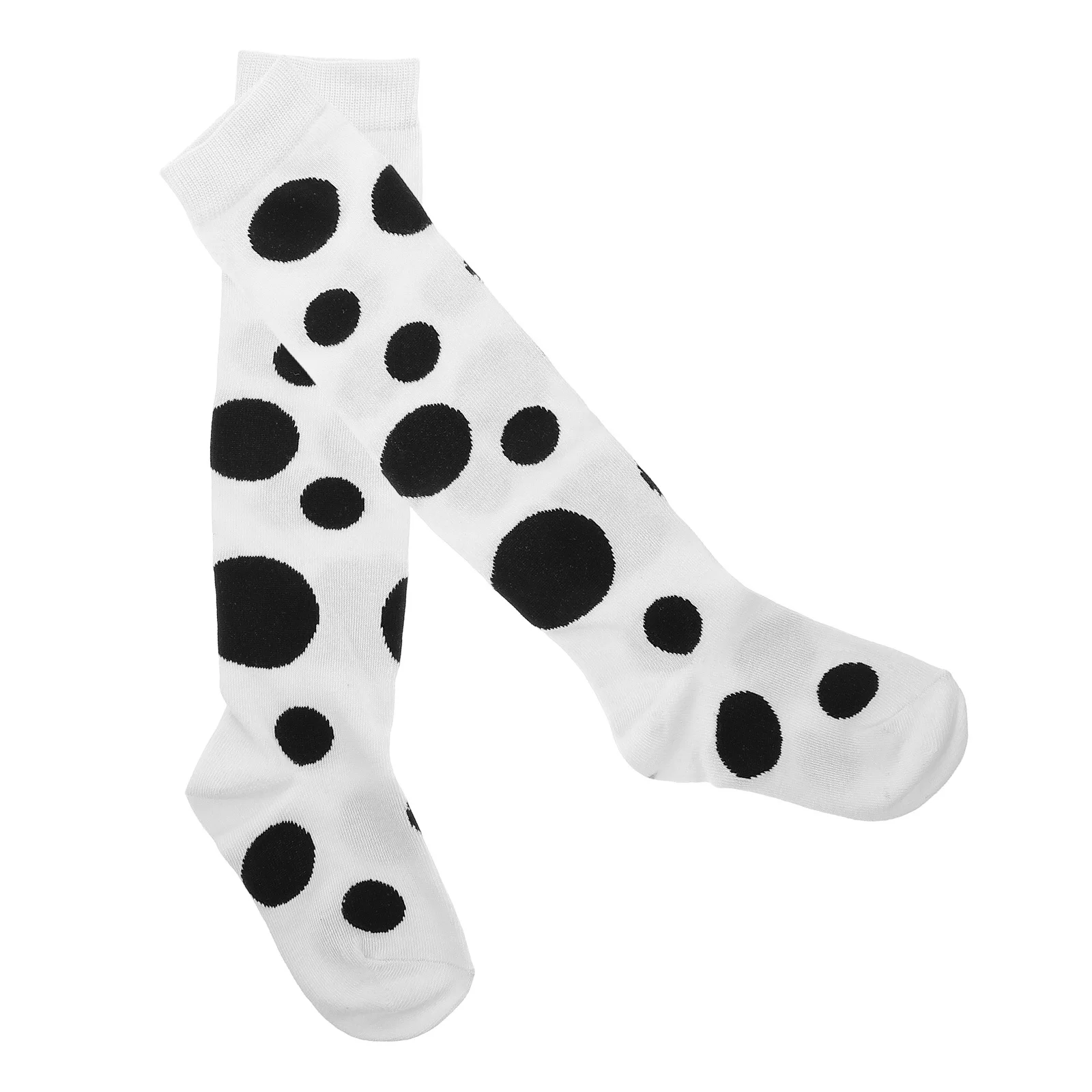 

1Pair Child Polka Dot High Tube Socks Warm Knee High Soft Elastic Long Socks for Toddler Casual Party Sock Girl