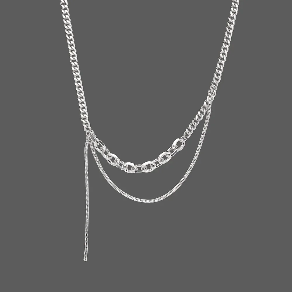 

Женская цепочка из нержавеющей стали, серебряного цвета, 2023