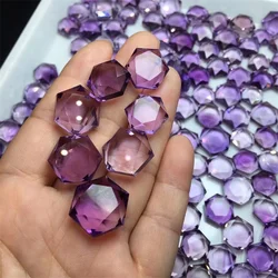 Natural Amethyst Satellite Pendant Crystal Carving Polishing Mature Charm Jewelry Birthday Present Holiday Gift 1pcs