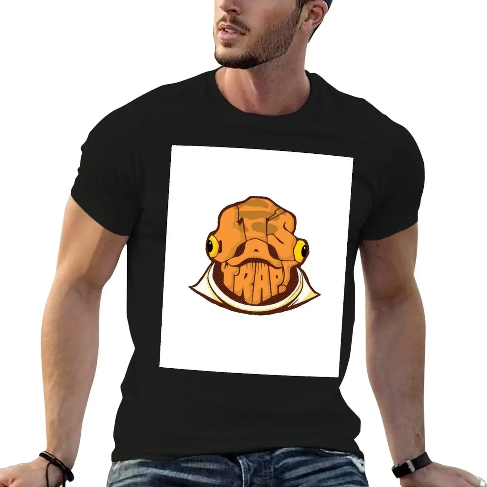 Trapbar T-Shirt tops anime figures compression shirt men