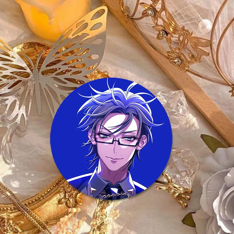 Anime Hypnosis Microphone Brooches Cartoon Figure Amemura Ramuda Yumeno Gentarou Jakurai Jinguji Badge Brooch Jacket Pins Gifts