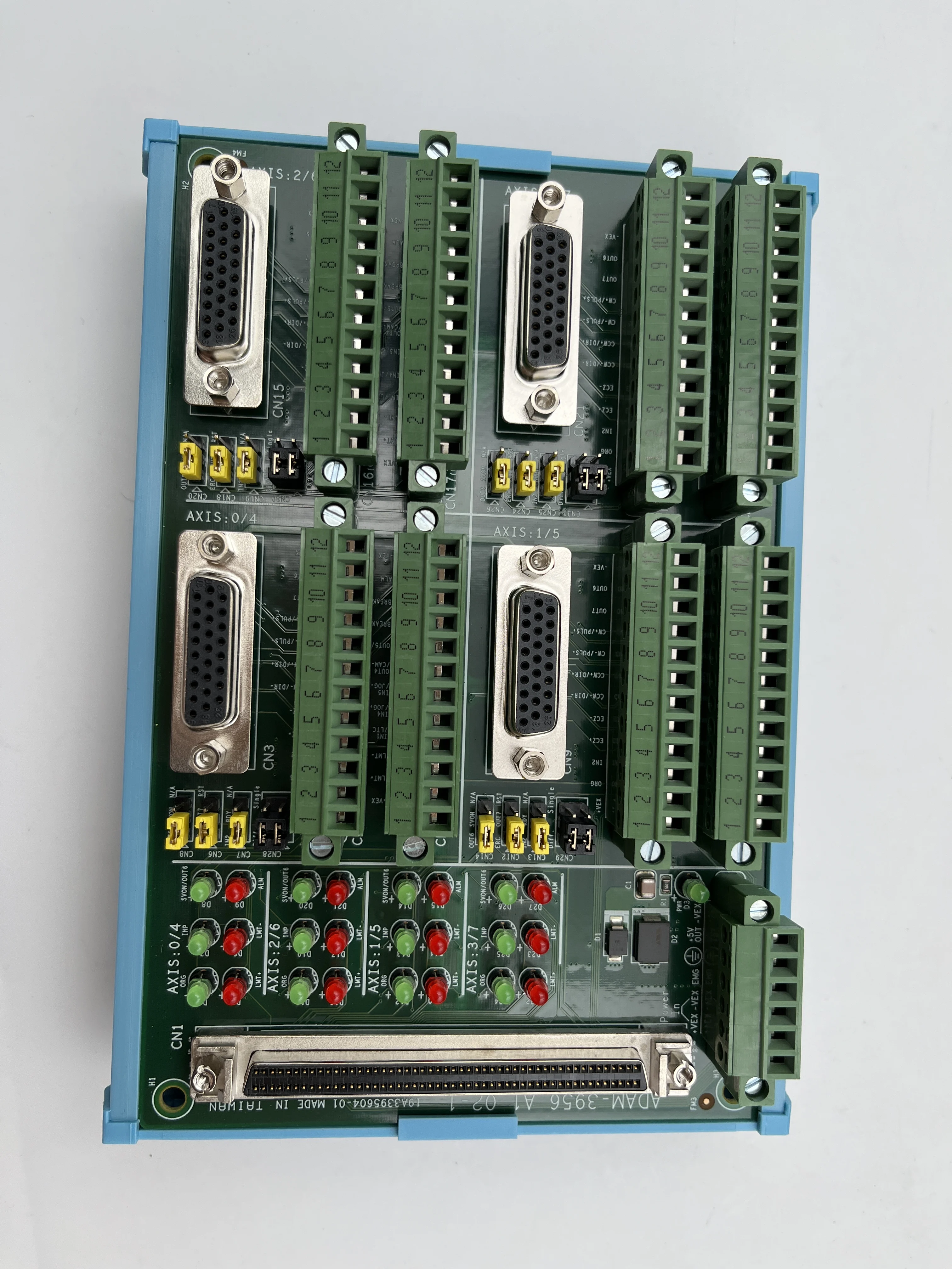 1Pcs ADAM-3956-BE ADAM-3956-AE Rail Terminal Board 100PIN DIN Rail Connector ADAM-3956 Works Perfectly