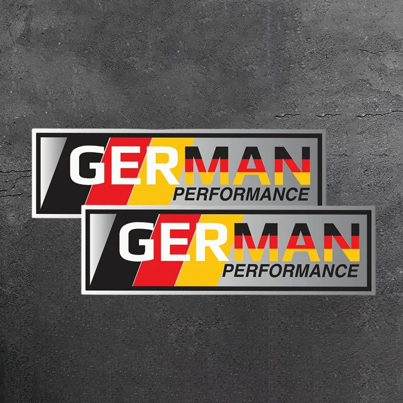 

Немецкие автомобильные наклейки, водонепроницаемые для автомобильного бампера, заднее лобовое стекло, багажник, кузов, внешние автомобильные наклейки, виниловые наклейки