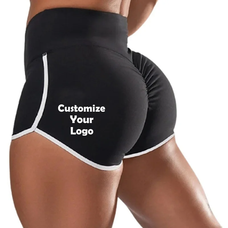 Customized Women's  fashion yoga pants sports running fitness tights women's sports stretch summer shorts ladies casual