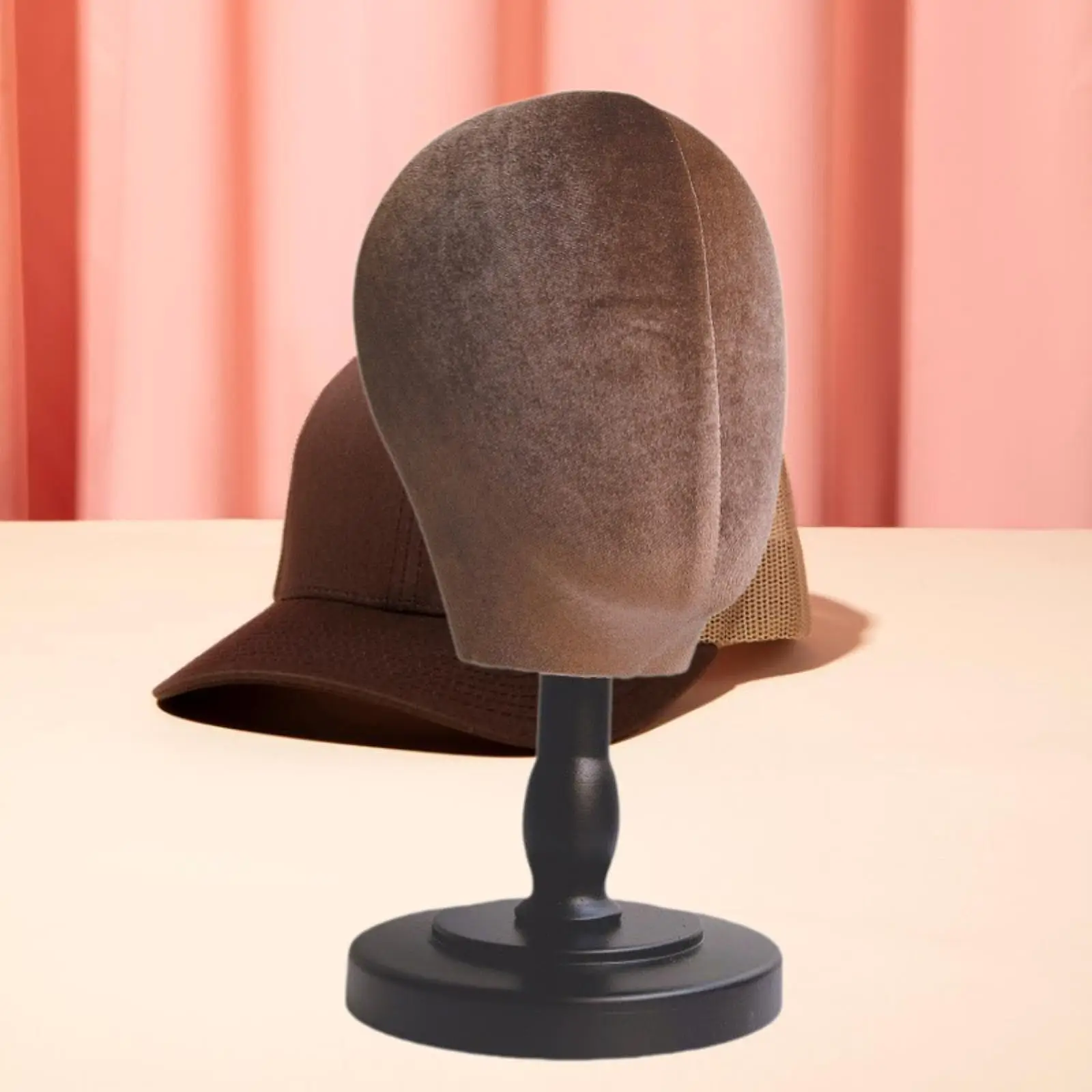 Tête de mannequin portable multi-usage, présentoir de casquette, affichage de beauté robuste