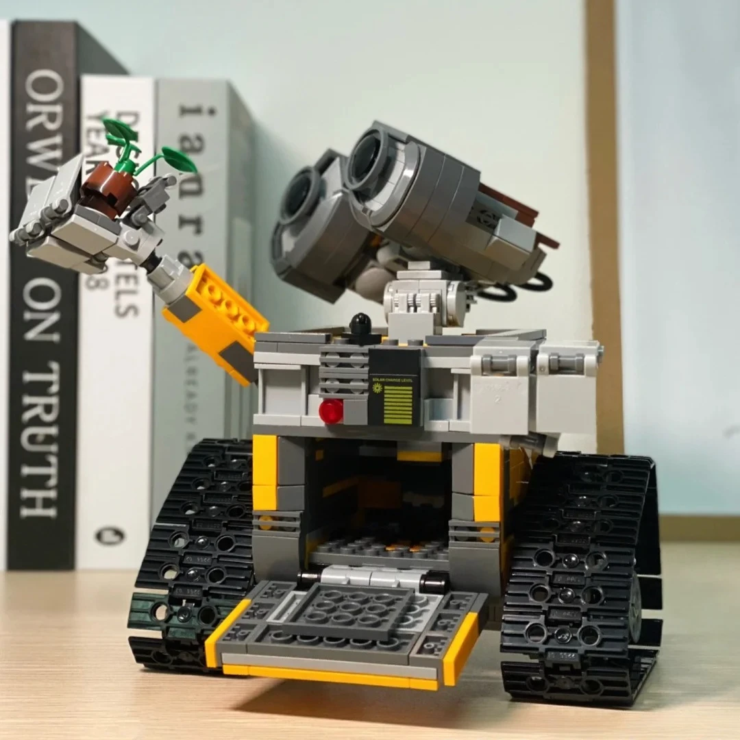 حار 687 قطعة Wall-E بنة عدة MOC فكرة التقنية الكلاسيكية الفيلم نموذج بنة الجمعية لعبة أطفال هدية