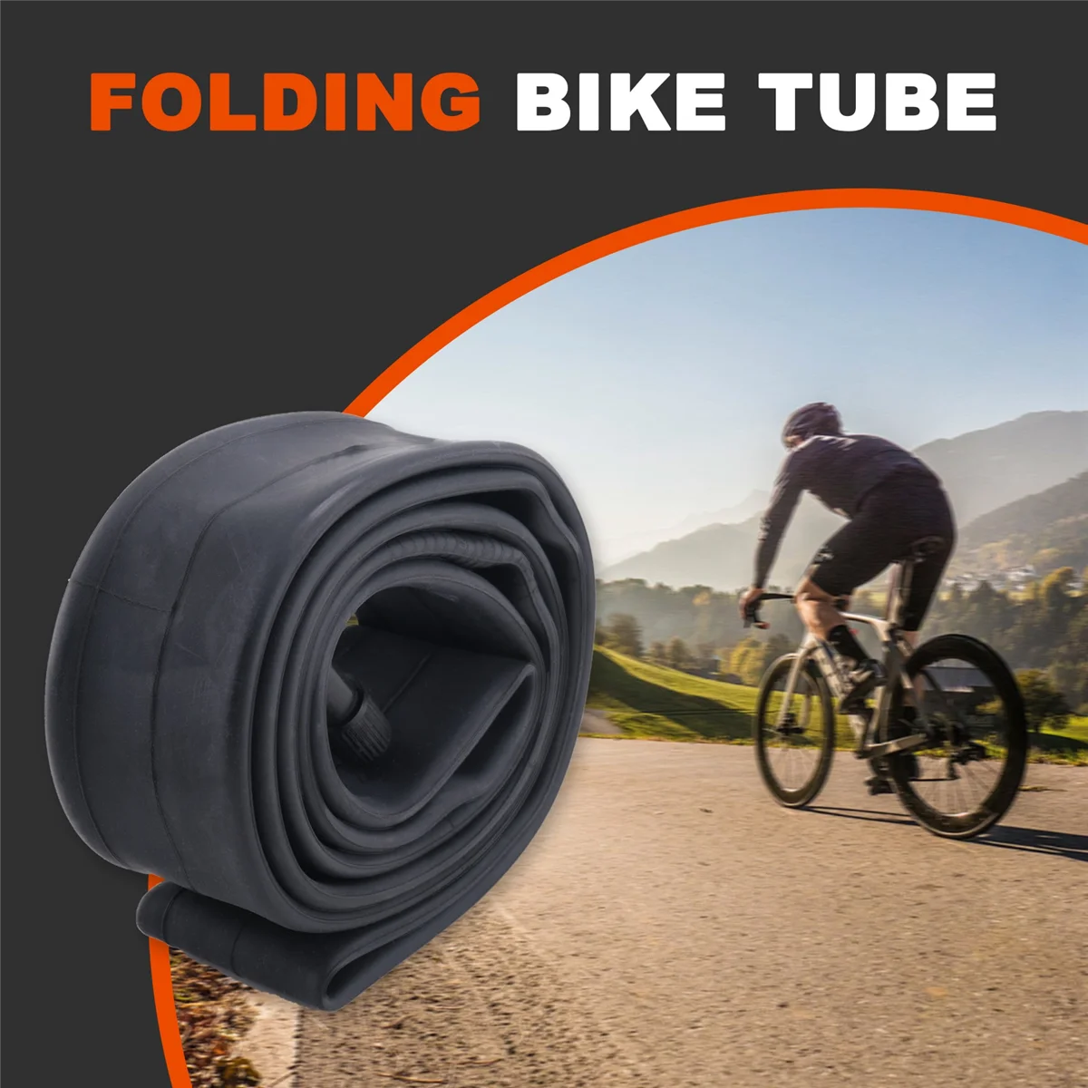 Y61A 2025 أنابيب الدراجة 16 بوصة 1-3/8 349 صمام شريدر بريستا لـ 3 ستين أنبوب داخلي للدراجة قابل للطي أجزاء 60 مم، 3 #6