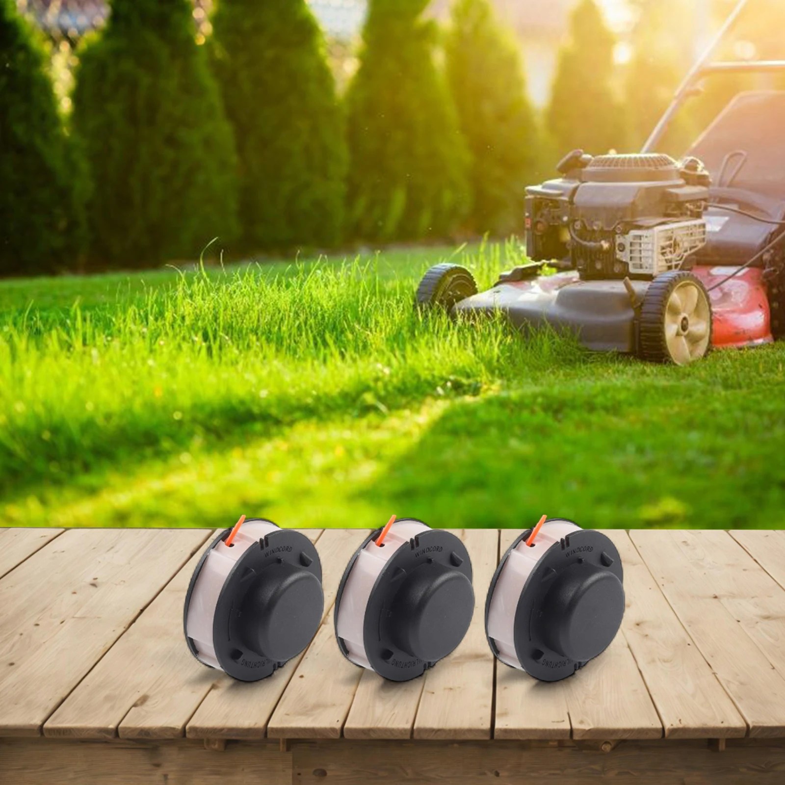 1.6mm Trimmer Line Trimmer Line Gardening Replacement For Trimmer Easy Installation Design Spool For Grass Cutting
