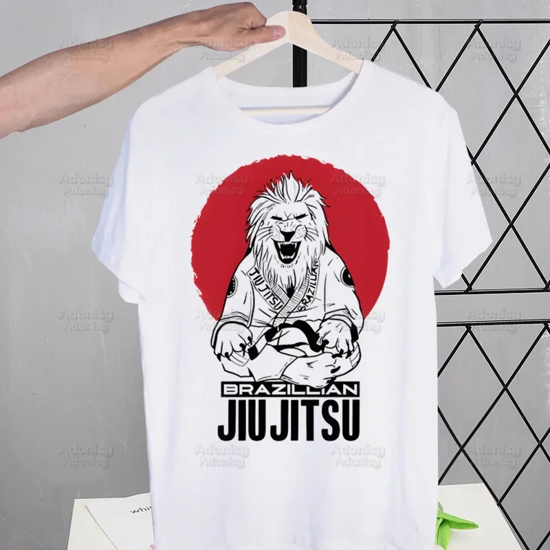 Jiu Jitsu Rashguard Murder Yoga Hip Hop Streetwear Print T Shirt Harajuku TShirts Short Sleeve Fashion Casual T-Shirt Tops Tees