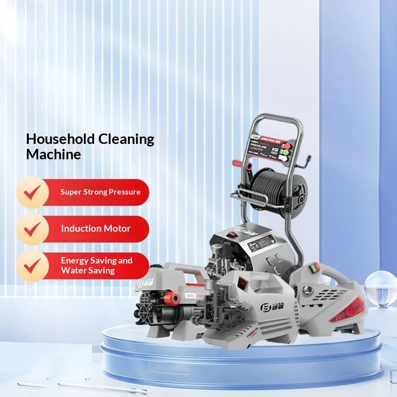 

Portable Electric High Pressure Car Washer Home Use Compact Powerful Foam Lance Included Car Accessories Car Cleaning Gray