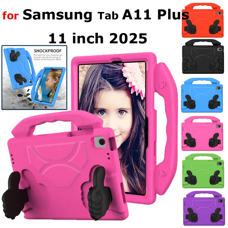 

For Samsung Galaxy Tab A11 Plus 11 Inch 2025 A11 X133 X135 S10 Lite X400 FE X526 A8 A9 X110 A7 Lite 8.7 A9 Plus X710 A8 EVA Case