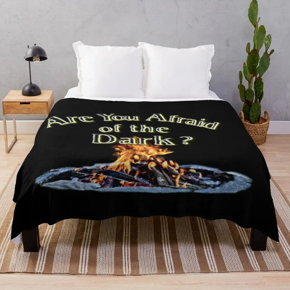 

Question Is Are You Afraid Of The Dark Throw Blanket Travel Size Cozy Blanket for Plane Train