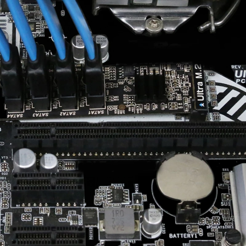 Carte adaptateur 4 Ports M.2 vers SATA3.0, carte d'extension PCIE3.0 vers haute vitesse