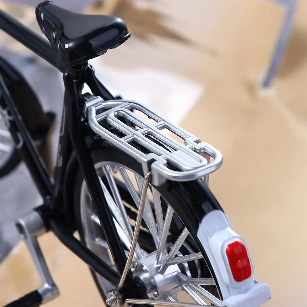 Schaal Miniatuur Model Fietsen Beeldje Diecast Metaal Vintage Fiets Model Simulatie Fiets Retro Fiets Speelgoed Fiets Model