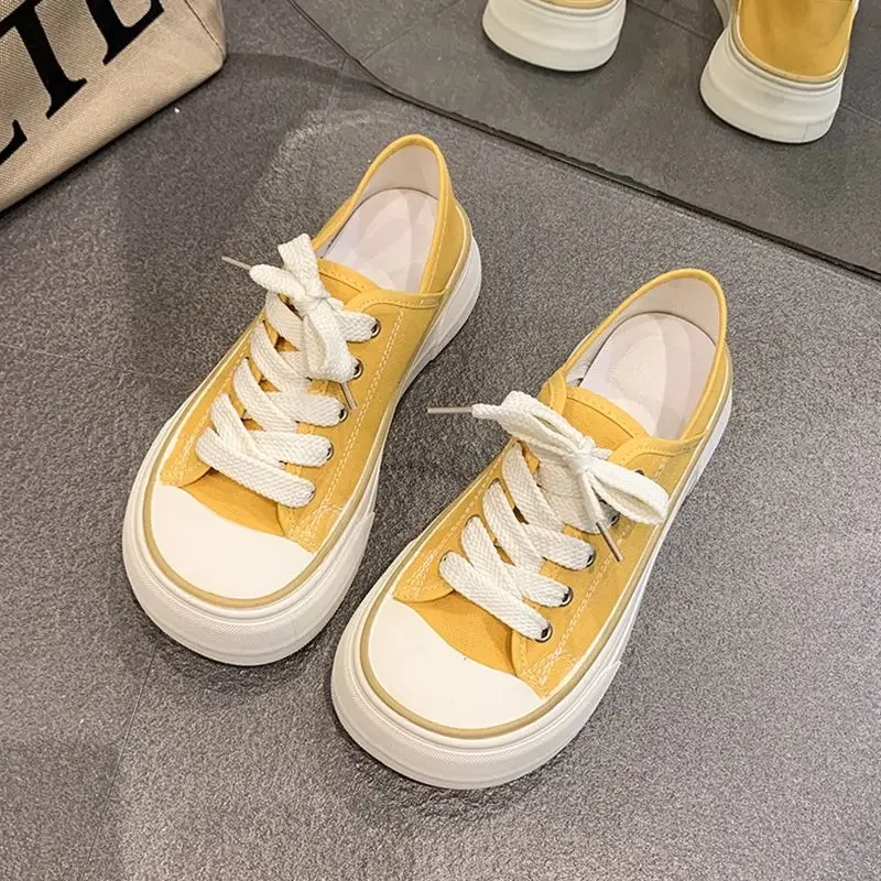 

Convertible White Canvas Sneakers for Women Autumn 2025 Trendy Korean Slip On Soft Bottom Shoes Two Style Function​