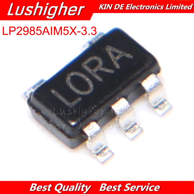 20PCS LP2985AIM5X-3.3 LORA L0RA SOT23-5 LP2985AIM5X SOT LP2985 SMD