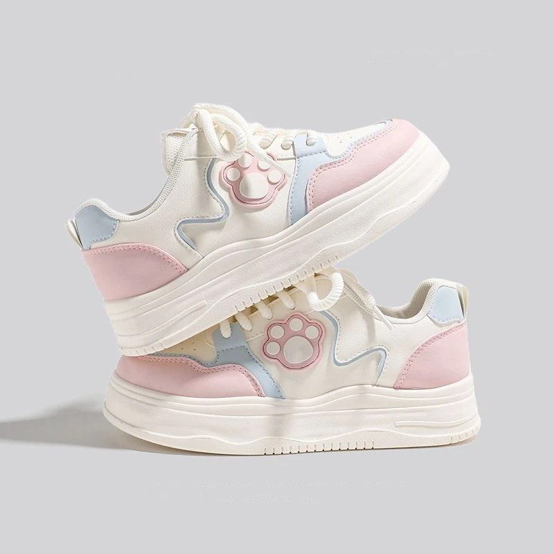Neue Hip-Hop-Style Denim-Canvas-Schuhe Größe 43 Damen-Plimsolls mit Leoparden-Detail Niedrige Sneakers Damen Mode Freizeittrainer Turnschuhe – Detail 26