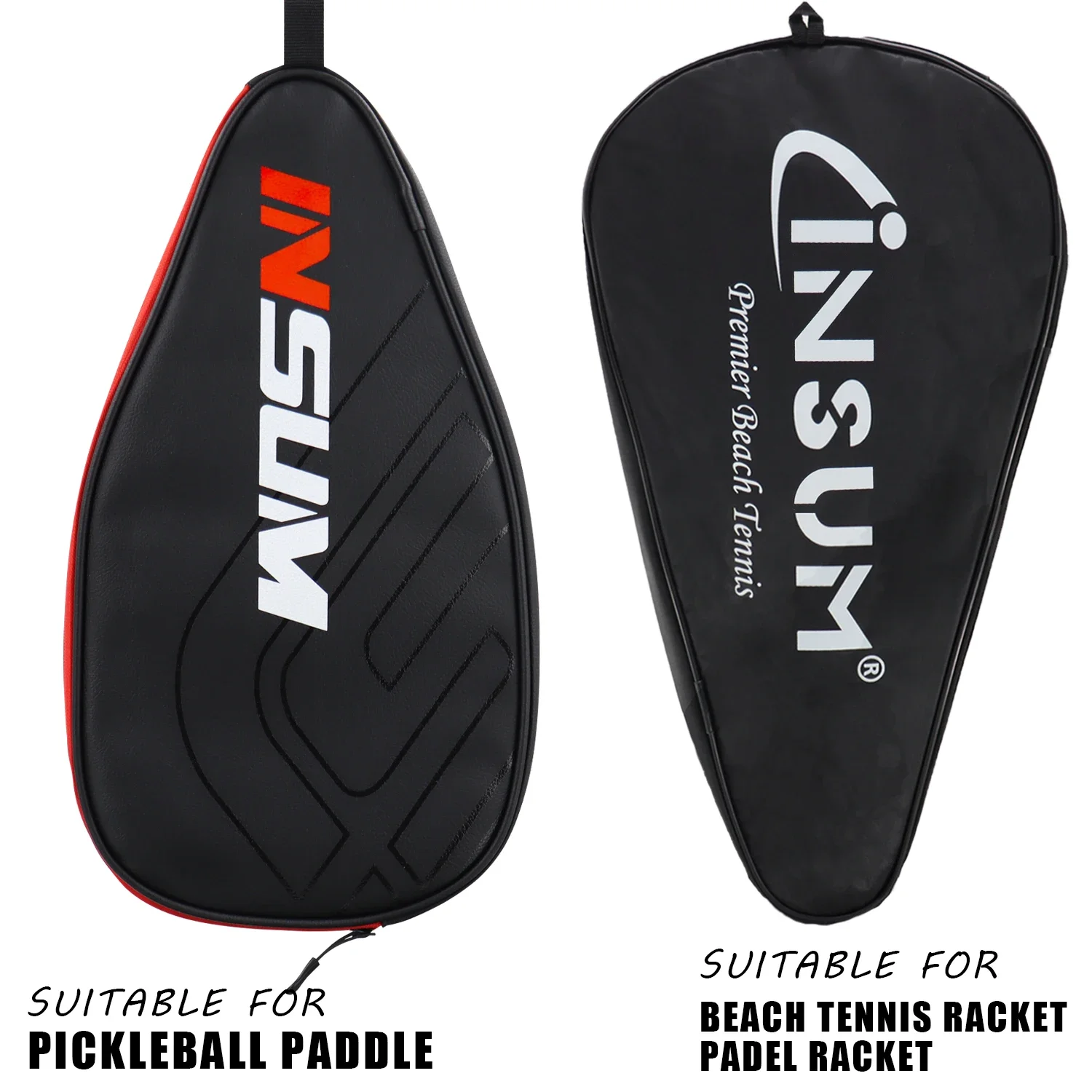 

insum Pickleball Paddle Cover Bag Durable Material Pickleball Covers Bag Fits All Shapes Single Paddles Bag