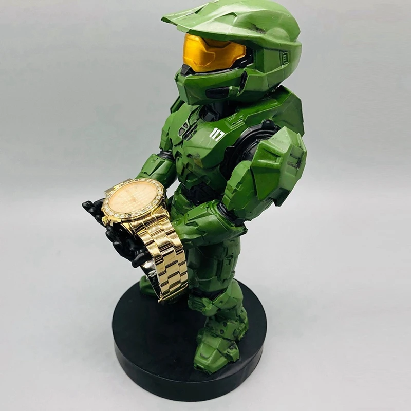 Imagem -04 - Soldado Verde Mobile Phone Stand Armor Knight Robot Ver Gamepad Suporte do Controle Remoto