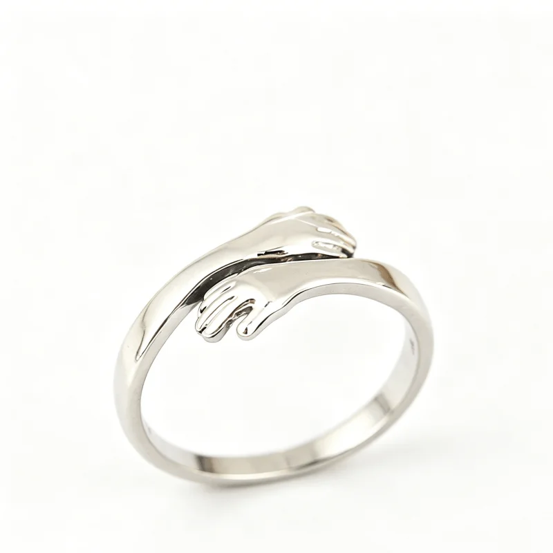 Embrace Warmth with Both Hands, Guard Women's Rings, Valentine's Day Gifts, Women's Jewelry with Adjustable Opening Size