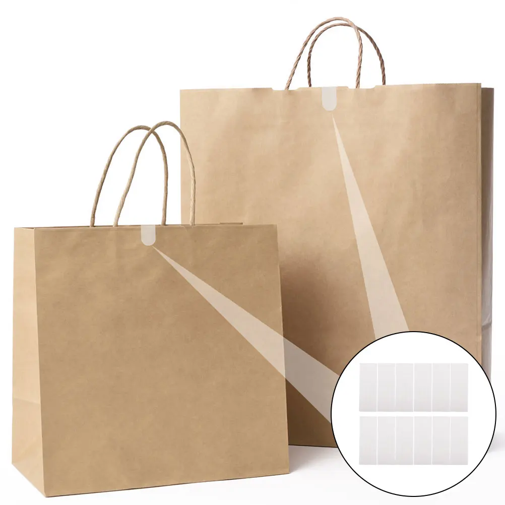 

2pcs Transparent Sealing Stickers Long Roll Simple Label Stickers For Gift Box Packaging Packing Supplies Self-Adhesive Labels