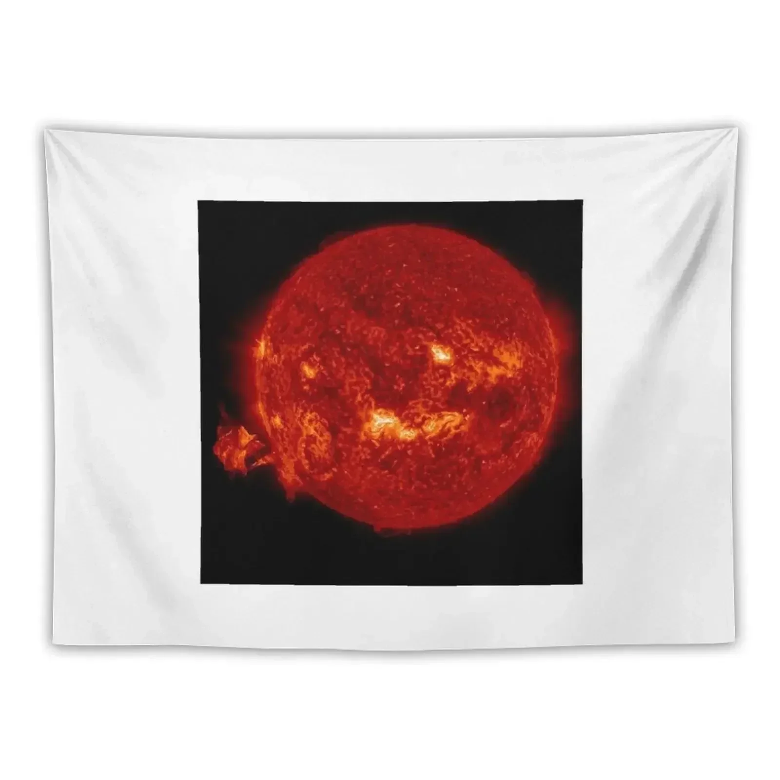 Solar flare bursting from the surface of the Sun - Solar Storm Tapestry Wallpapers Home Decor Tapestry