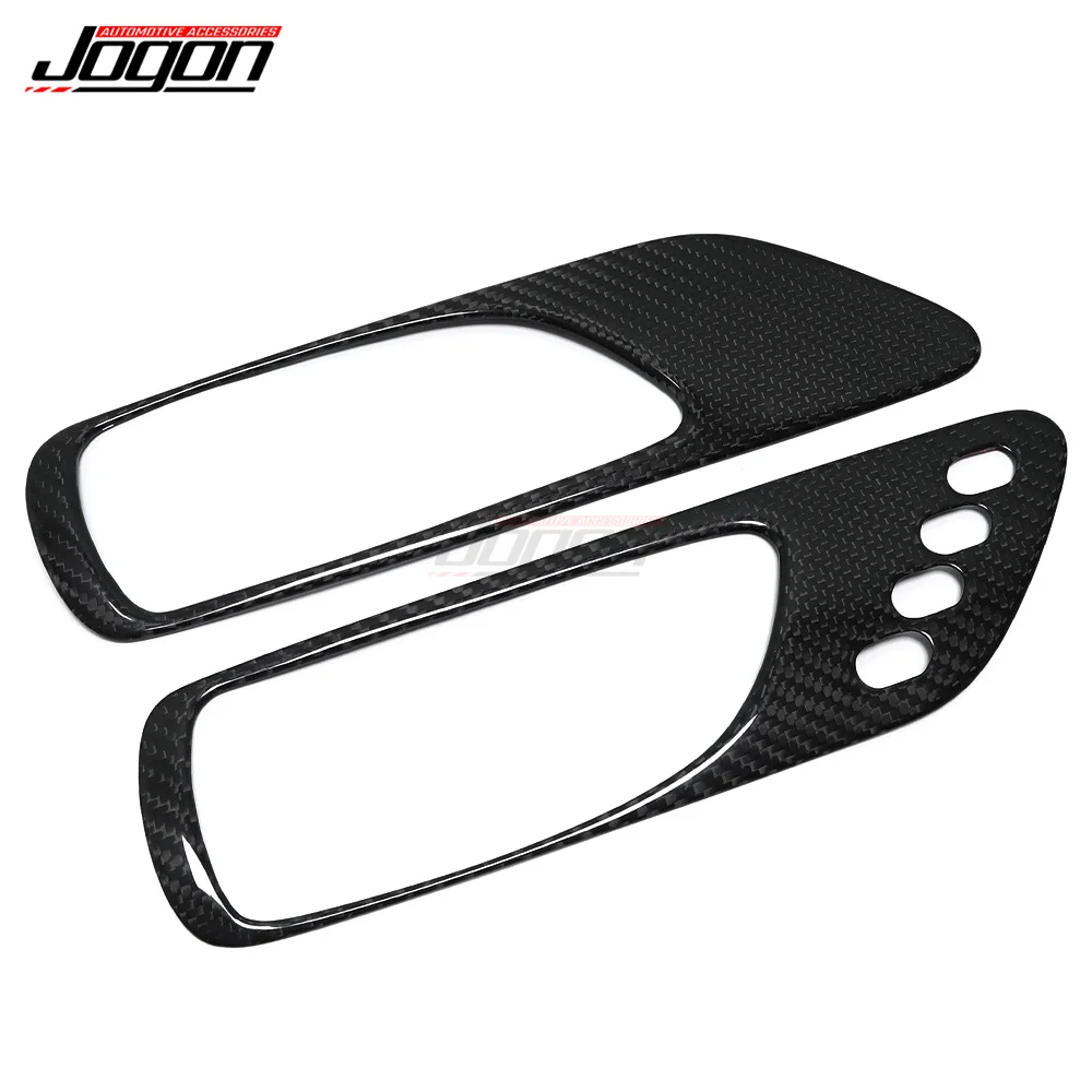 

Real Carbon Fiber Car Inner Door Panel Window Cover Panel Trim Sticker Accessories for Lexus RC200t RC300 RC350 RC F SPORT