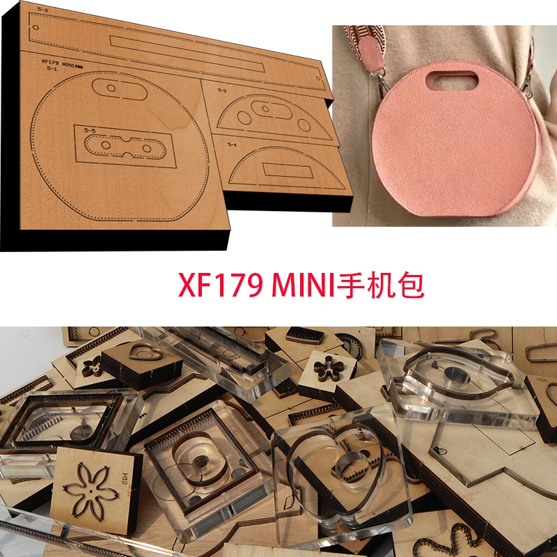 Custom Design leather  New Japan Steel Blade Wooden Die Wallet Leather Craft Punch Hand Tool Cut Knife Mould