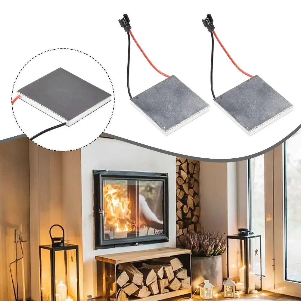 Motor Set Fireplace Fan Motor Aluminium alloy High Temperature Resistant Power Generation Sheet Replacement Parts
