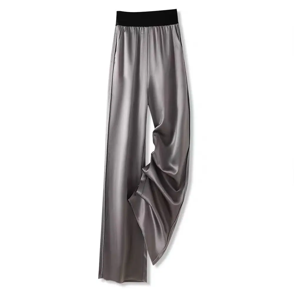 

Summer Wide Leg Pants With A Sense Of Drape, Women's High Waisted Pants, Loose And Casual Straight Leg Pants