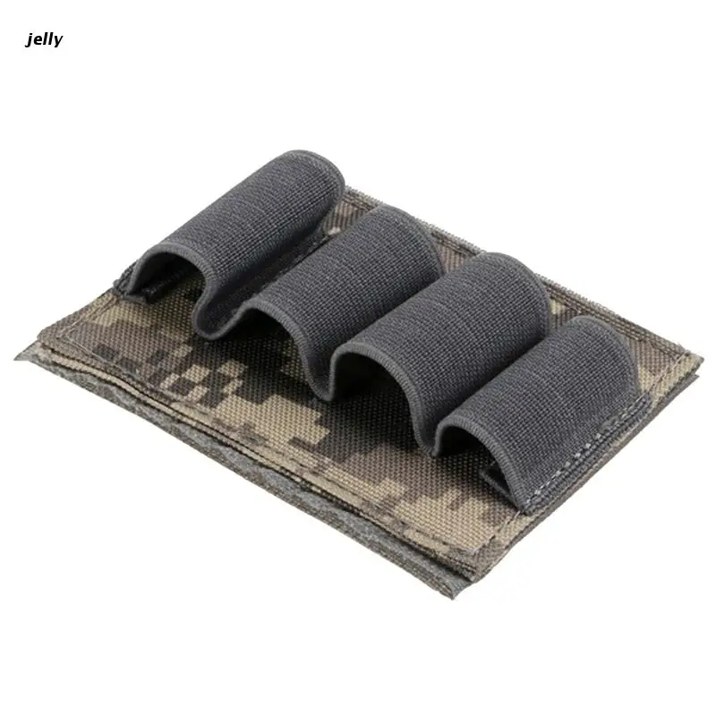 Tactical-Bullet Shell Holder Bag Pen Organizer Hook and Loop Battery Holder Gift