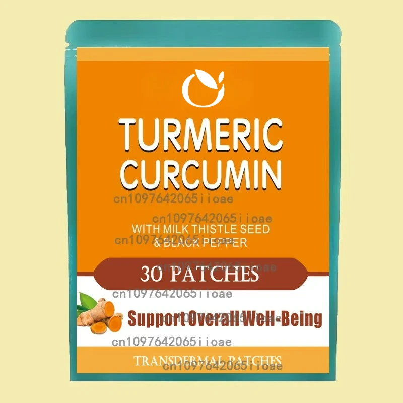 

30 пластырей Термопластыри с куркумой и куркумой Здоровье суставов, мозг, сердце и иммунитет