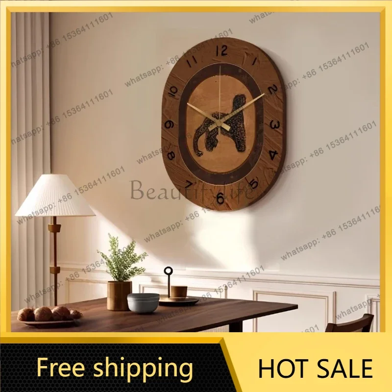 LJY Modern Silent Wall Clock Non Ticking Quartz Battery Operated Large Minimalist Luxury Design Living Room Office Bedroom Decor