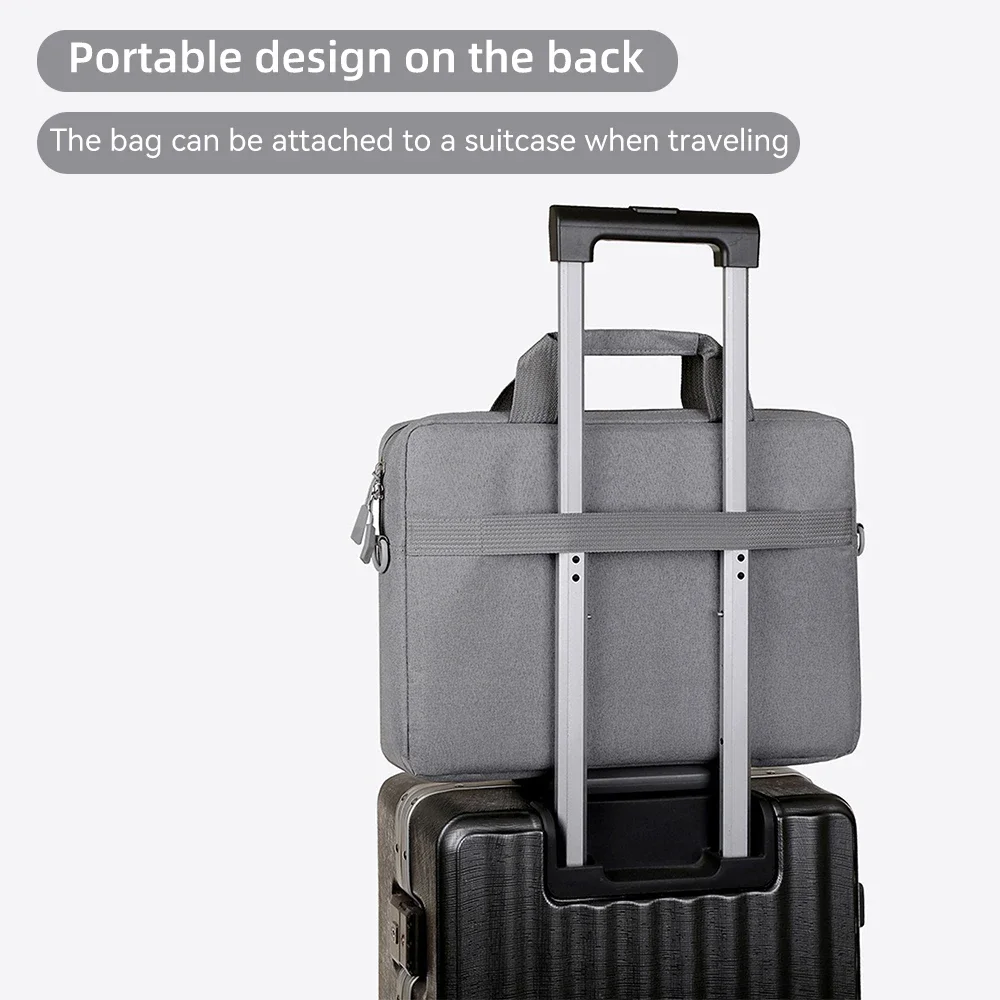 Funda para portátil de 14 y 15,6 pulgadas, maletín impermeable para Macbook Air Pro y Tablet, bolso de viaje