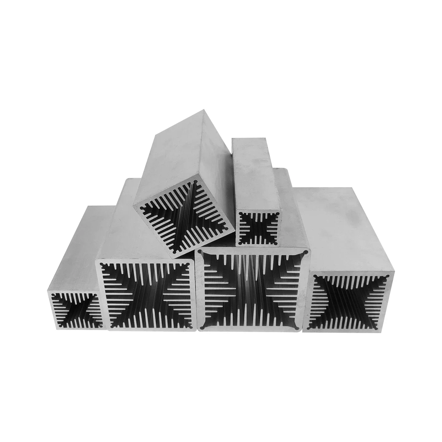 30*30MM - 80 * 80MM Length 200MM High-power Wind Tunnel Heat Sink Custom Radiator Aluminum Profile