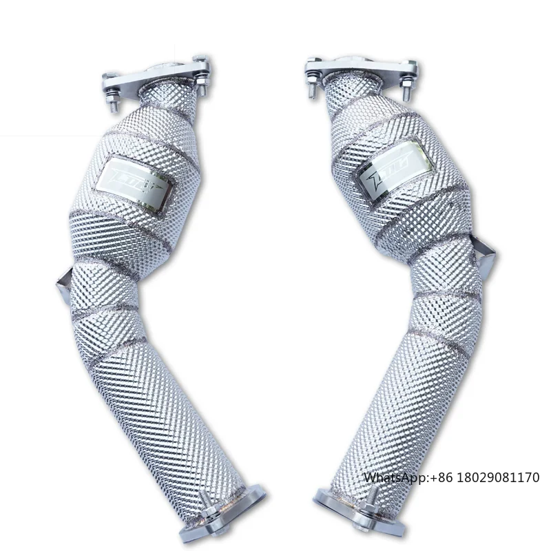 

Downpipe for INFINITI FX35 3.5 2011-2012 Stainless Steel Exhaust Downpipe with Catalyst High Flow Catted Downpipe
