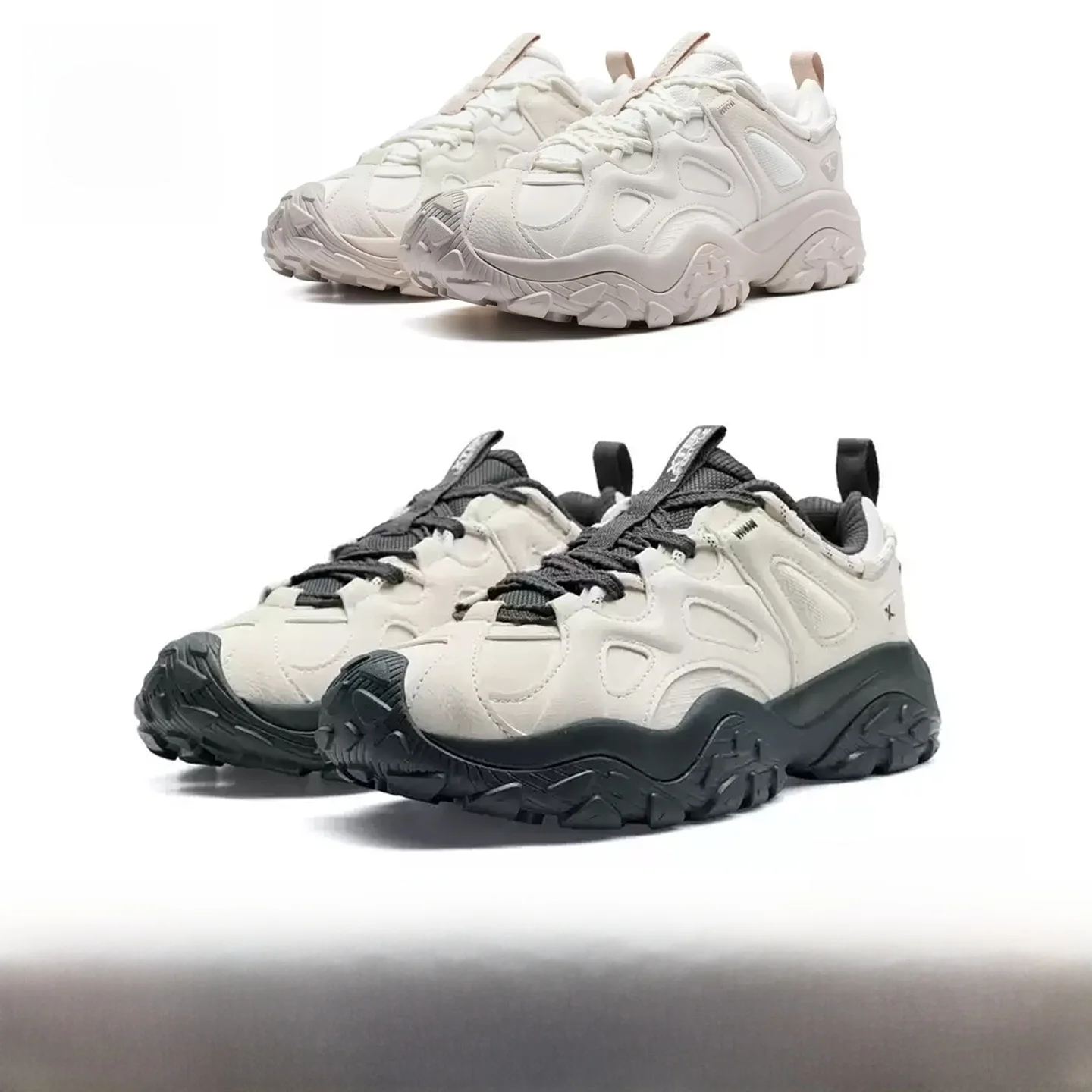 

XTEP Women's Casual Sports oes Lightweight Outdoor Waterproof Leather Me Running oes for Winter Comfortable Low Top