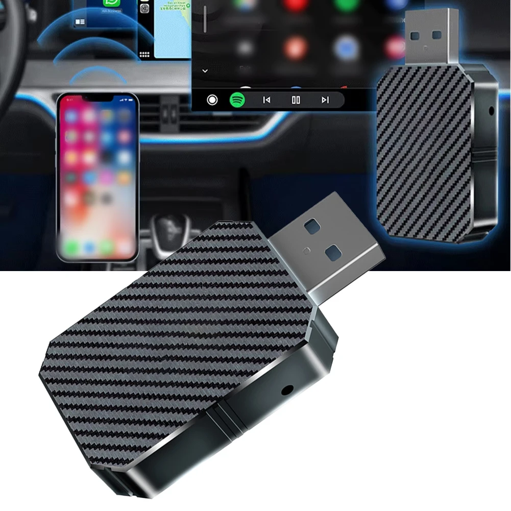 

Daily Commuting Driving Experience Wireless Adapter Car Wireless Kit 2-in-1 Adapter Fast Performance Pure Copper