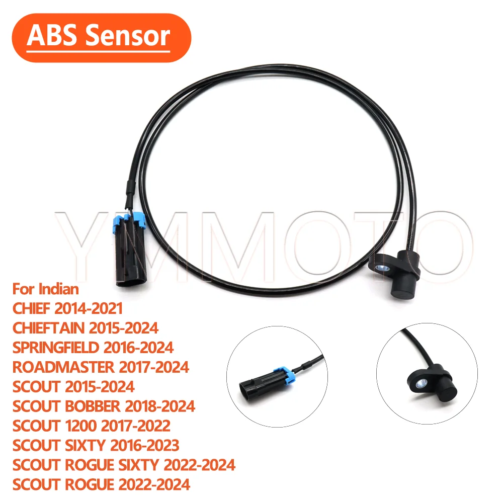 

For Indian CHIEF CHIEFTAIN SPRINGFIELD ROADMASTER SCOUT 1200 BOBBER ROGUE SIXTY Motorcycle Front Wheel ABS Speed Sensor