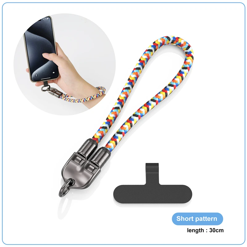 

Портативный брелок для зарядного устройства USB C, короткий шнур для быстрой зарядки 240 Вт, 5 А, короткий зарядный кабель типа C для телефона iPhone 16 Samsung