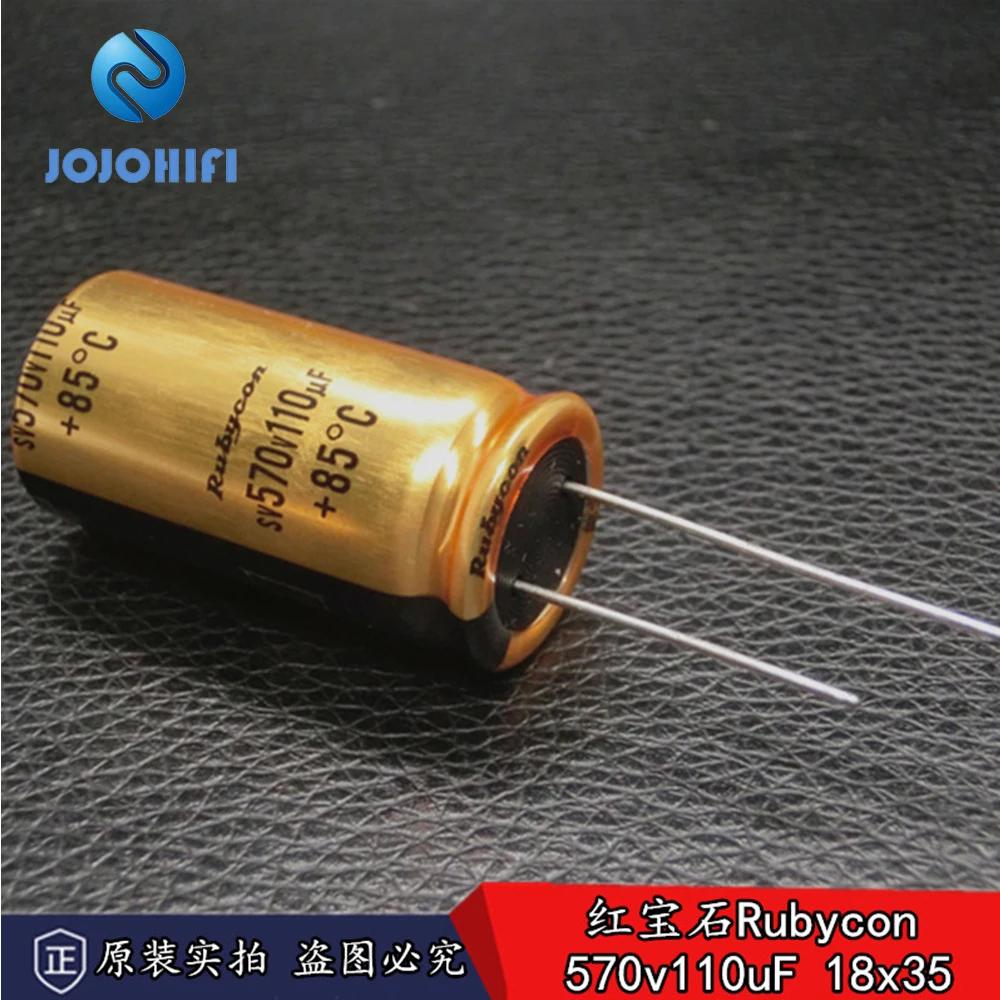 2pcs-12pcs 570v110uF 570V 18x35mm RUBYCON RSW （SV）Brand New Original Imported genuine Ruby Fever Bile Machine Capacitors