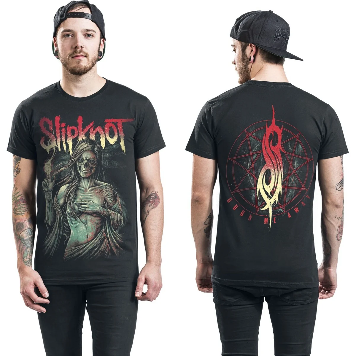 Rare Slipknot Graphic Cotton T-shirt Unisex Summer Short Sleeve Fashion Brand Tee Luxury Casual Vintage Tees - view 3