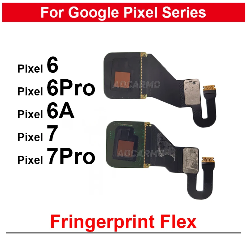 화면 아래 지문 센서 홈 버튼 플렉스 케이블, Google Pixel 6 7 Pro 6A 6PRO 7Pro 7A 교체 부품 