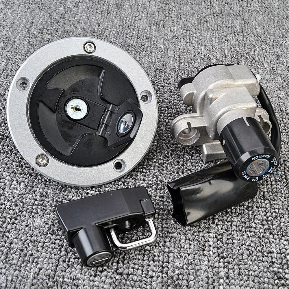 Para kawasaki br125 z125 pro 2017 2018 2019 tampa de combustível interruptor de ignição bloqueio do assento com kit chave 27005-0612